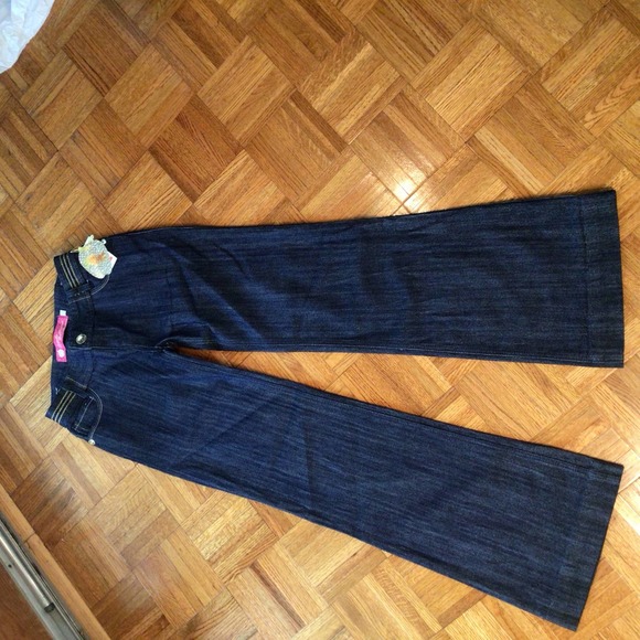 Apple Bottoms Jeans Nwt Wide Leg Apple Bottom Jeans By Nelly Sz 78